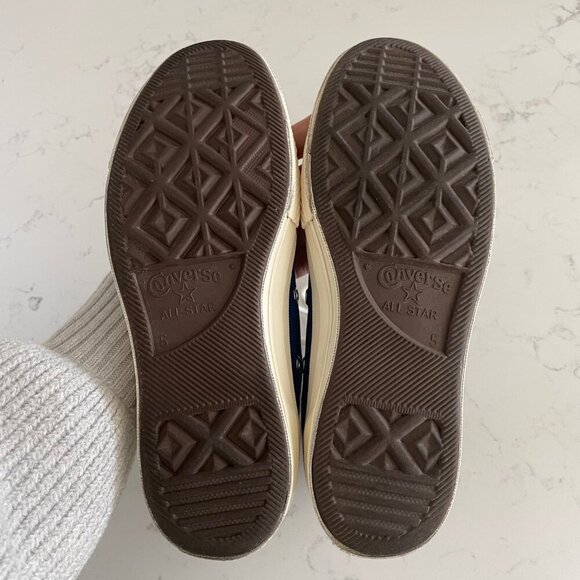 Converse All Star PLAY Comme des Garcons Hi Top Lace Up Sneakers Blue Sz 7W/5M - Picture 7 of 14